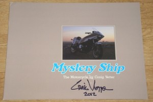 Mystery Ship brochure signed by Craig Vetter